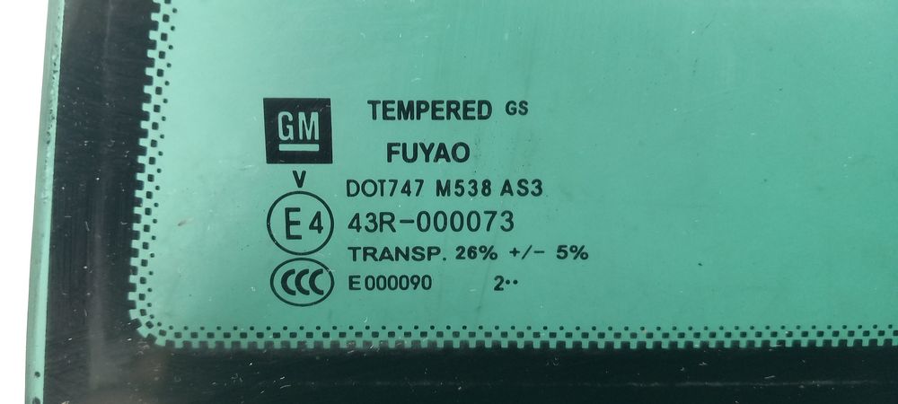 Vidro triangular da porta trás esquerdo OPEL Insignia A Sports Tourer