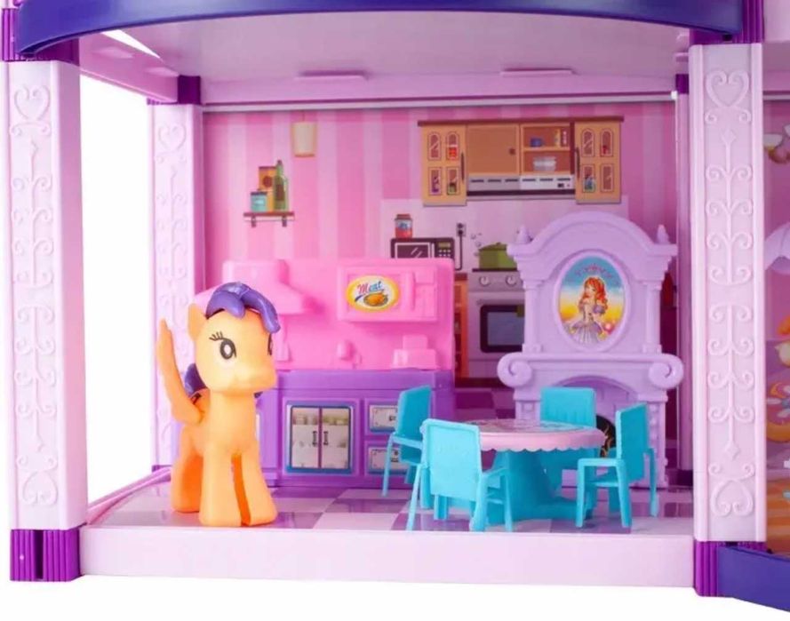 Кукольный домик Pony Fantasy полный комплект лялькови будиночок