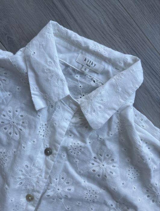 Przepiękny boho kombinezon uniwersalny biały