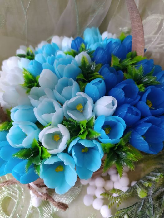 Крокуси/букет з мила/подарунки/декор