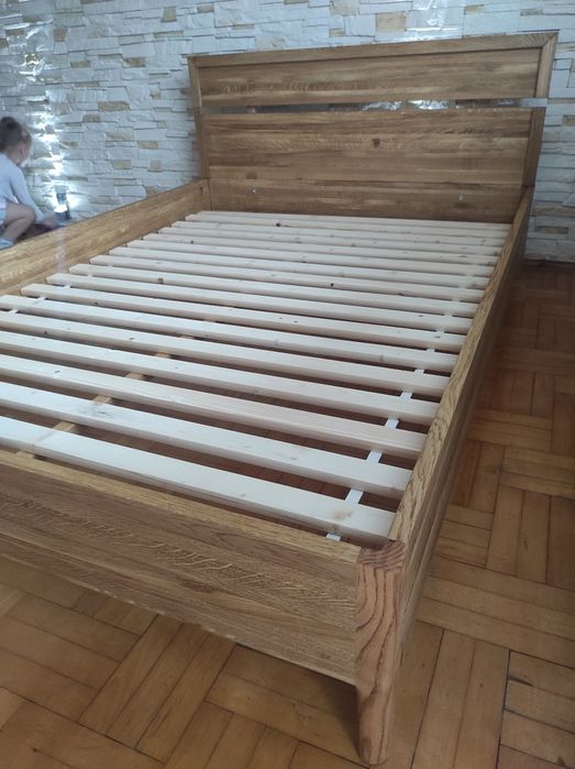 Łóżko lity dąb 160x200