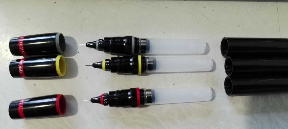 Набор изографов 0.1,0.2,0.3 Rotring Германия