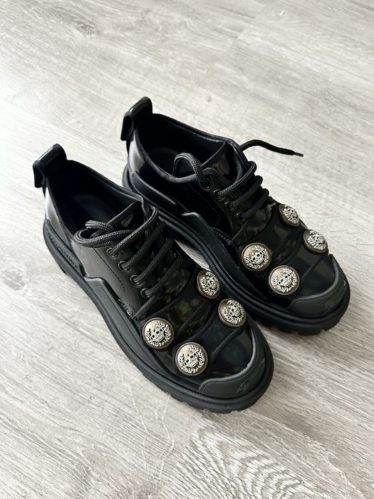 Кеди Dolce & Gabbana чорні шкіряні 36 розмір нові з коробкою