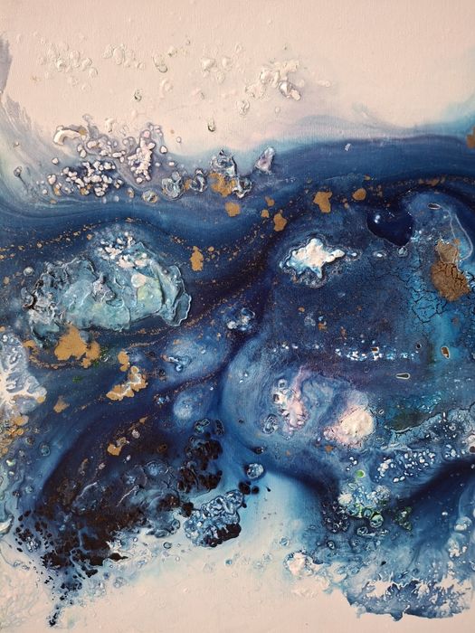 Abstrakcja.  Akryl na płótnie