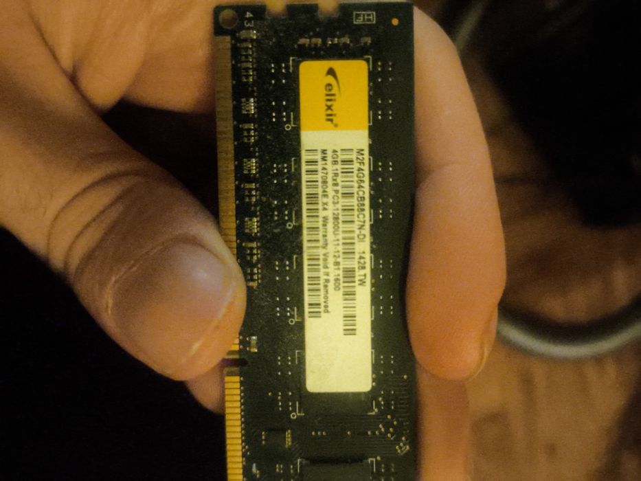 2x sztuki kości pamięci RAM Elixir 4 GB DDR3