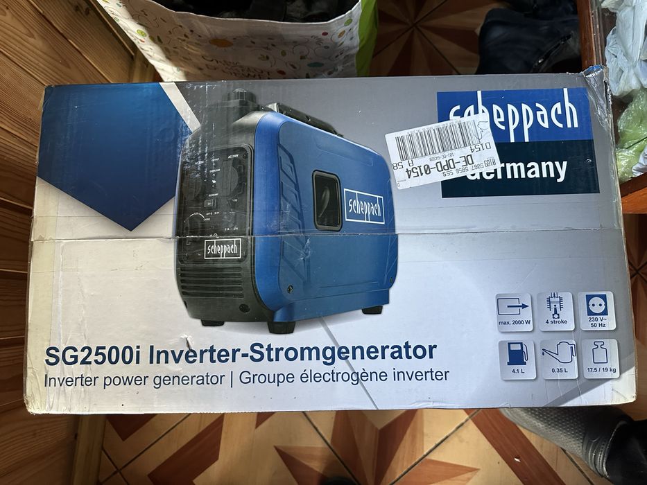 Генератор бензиновий інверторний Scheppach SG2500I