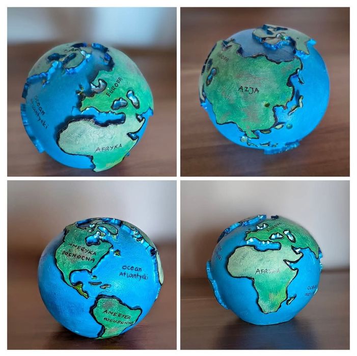Kula ziemska do malowania 15 sztuk