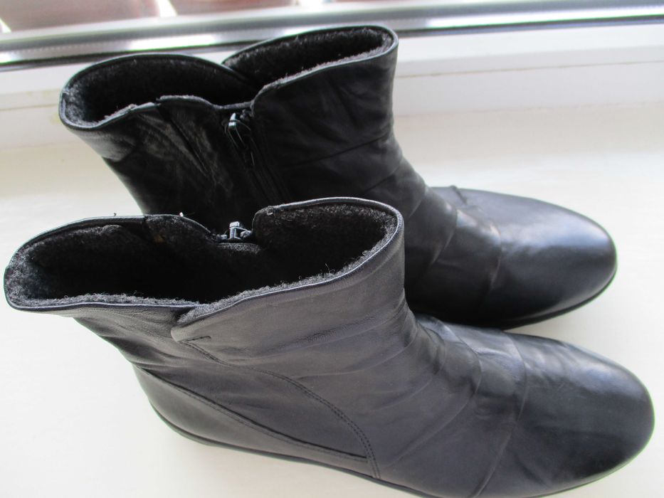 Новые кожаные полусапожки Габор