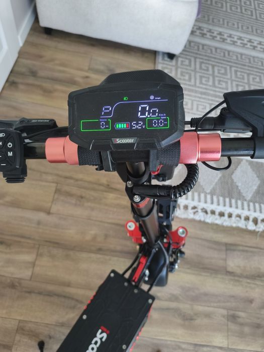 електросамокат Iscooter ix8 повний привід 2*1200W , 60 км пробігу,стан нового ТОРГ