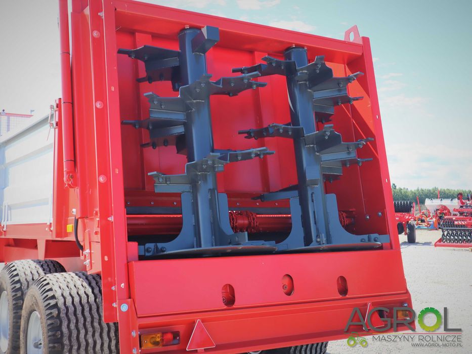 Rozrzutnik obornika 8 ton Rol-Trans Pronar adapter pionowy 2 bębnowy