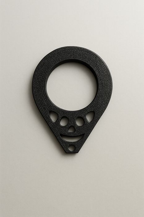 Keyrambit funny face czarny