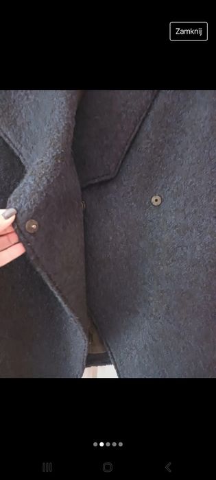 Płaszczyk h&m . Czarno -granatowy