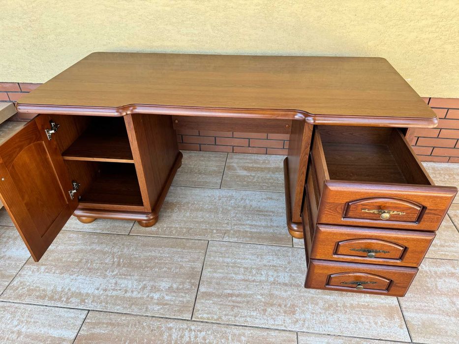 biurko duże stylowe bawaria brw komoda witryna biblioteka biuro szafka