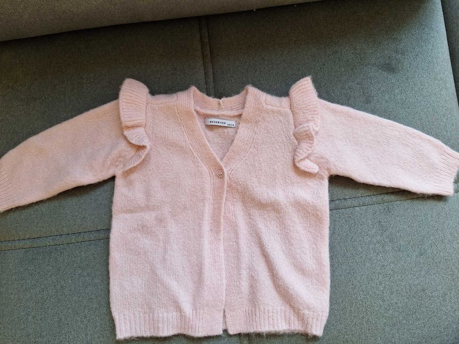 Dziecięcy Sweter sweterek Reserved 68 różowy