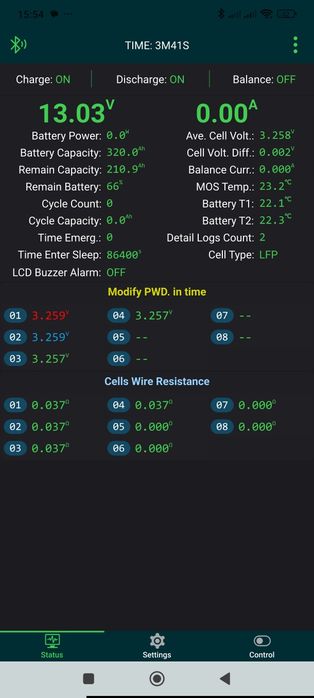 Аккумулятор LiFePo4 EVE 12V 280Ah 3.6kW   JKBMS 200A