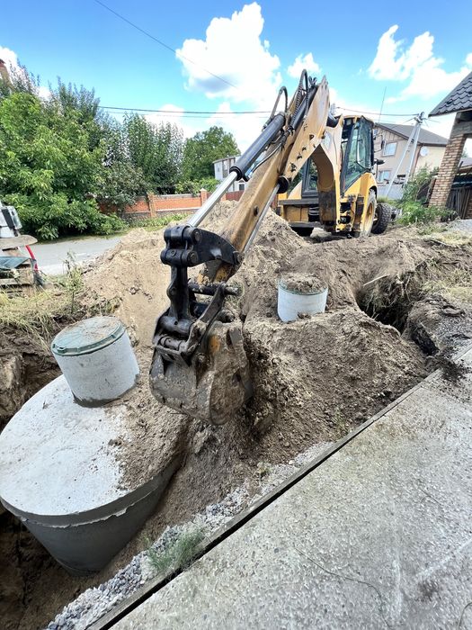Копка каналізації, септиків, траншей. Всі роботи виконуються під ключ