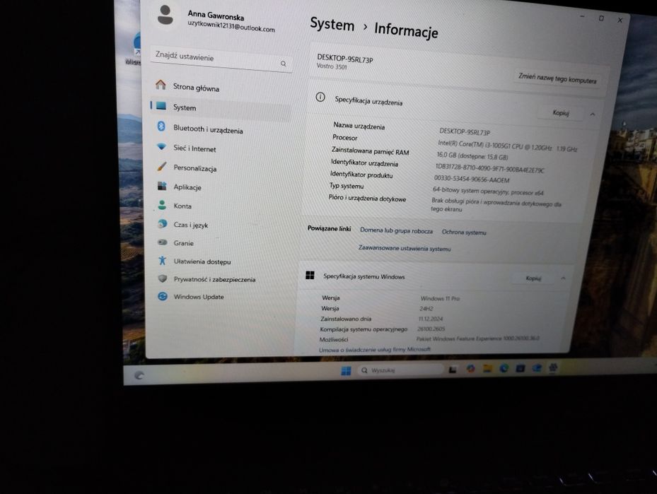 Laptop Dell Vostro