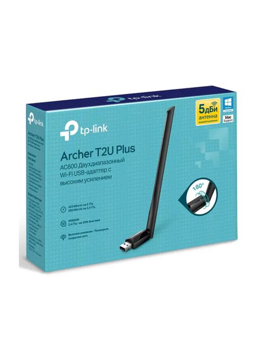 USB-адаптер мережі WiFi TP-Link Archer T2U Plus