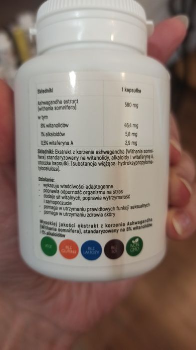 Ashwagandha naturalna