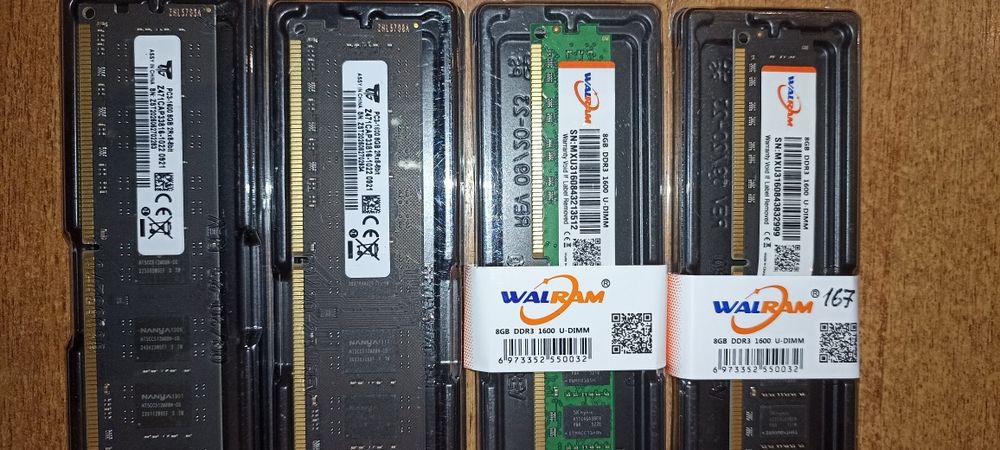 пам'ять Samsung ddr3  8gb dimm 12800u 1600\1333мгц для Intel і AMD