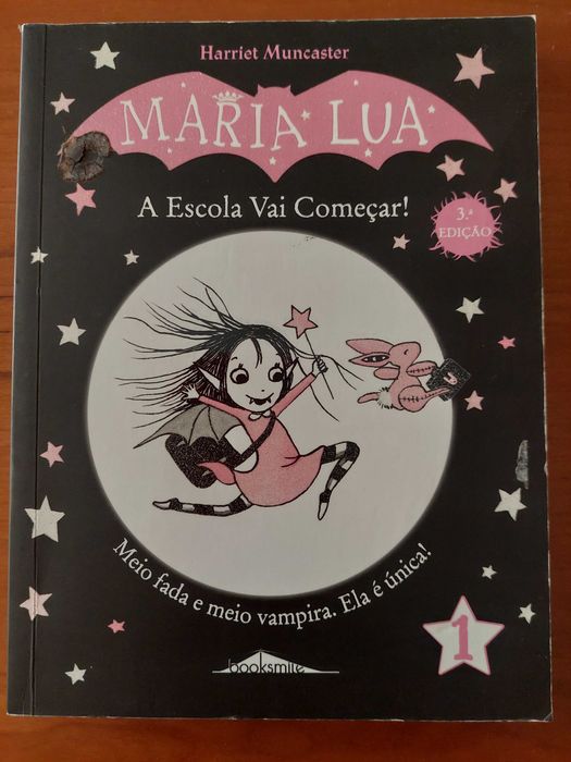Livro infantil "Maria Lua- N°1- A escola vai começar"