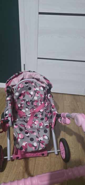 Wózek dla lalek 2w1  głęboki i spacerowy