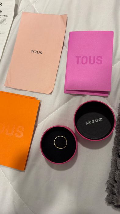 Anel em prata com silhuetas de urso TOUS Bear Row