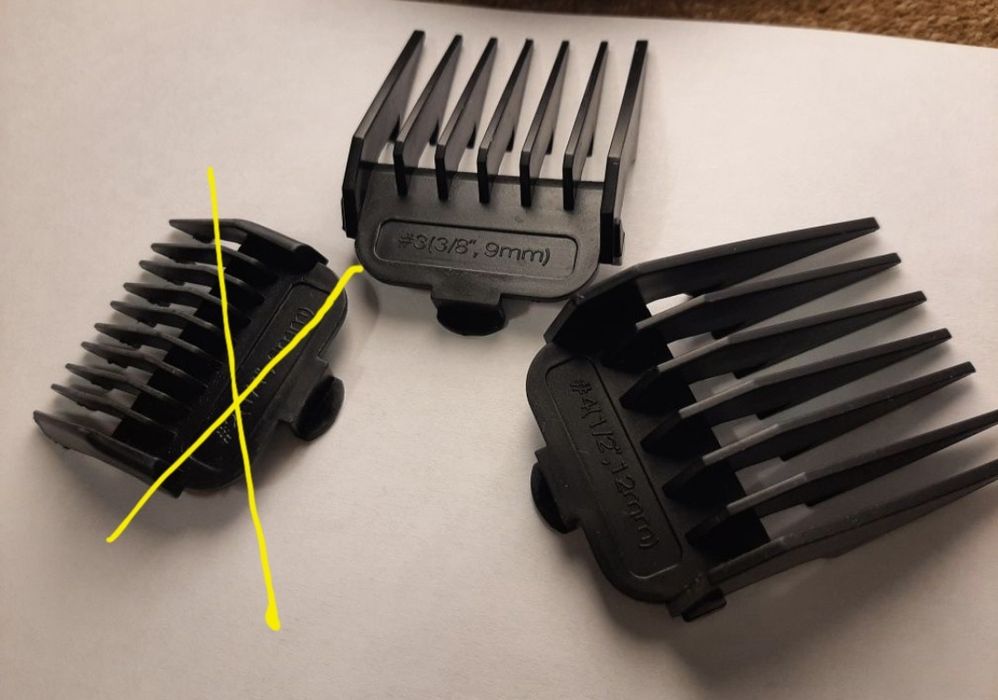 Насадки на машинку для стрижки новые 6 9 12 mm