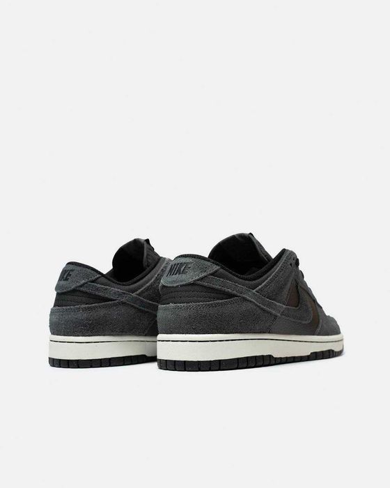 Кросівки Nike Dunk Low PRM Medium Ash and Black premium | Кроссовки Найк чоловічі жіночі