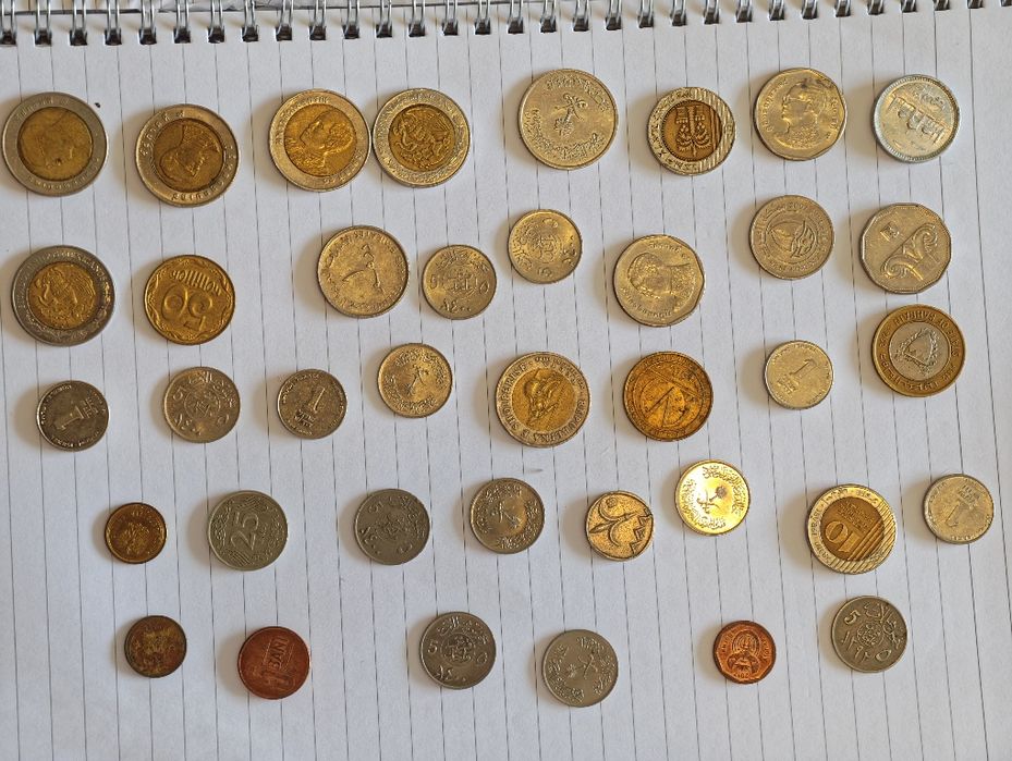 Coleção completa de  moedas