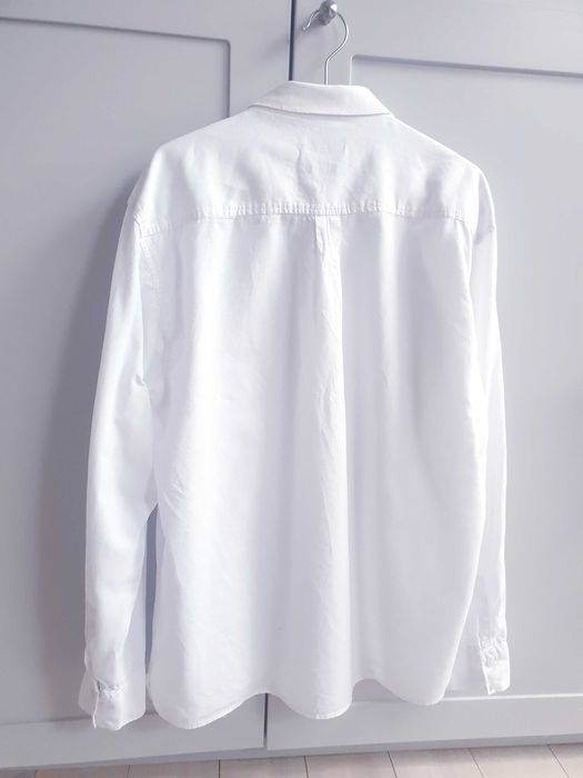Biała koszula lniana Casual Junkies XL