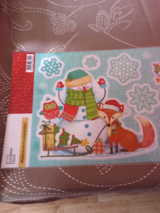 Naklejki świąteczne na szybę