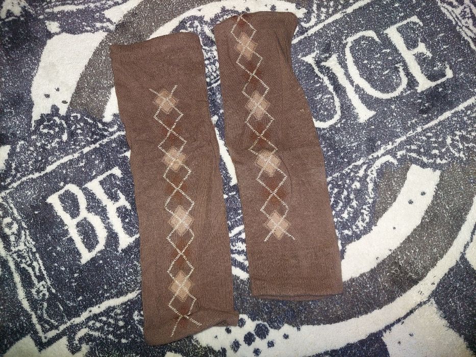 rękawki | romby | handmade | vintage | retro | na gumce