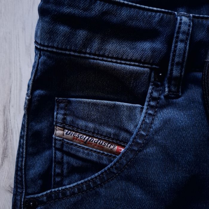 Diesel Krooley Jogging szorty jeansowe W28 L32 tapered JoggJeans granatowe denim