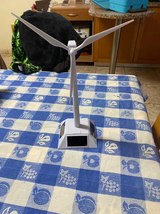 Fyearfly Mini moinho de vento de energia solar