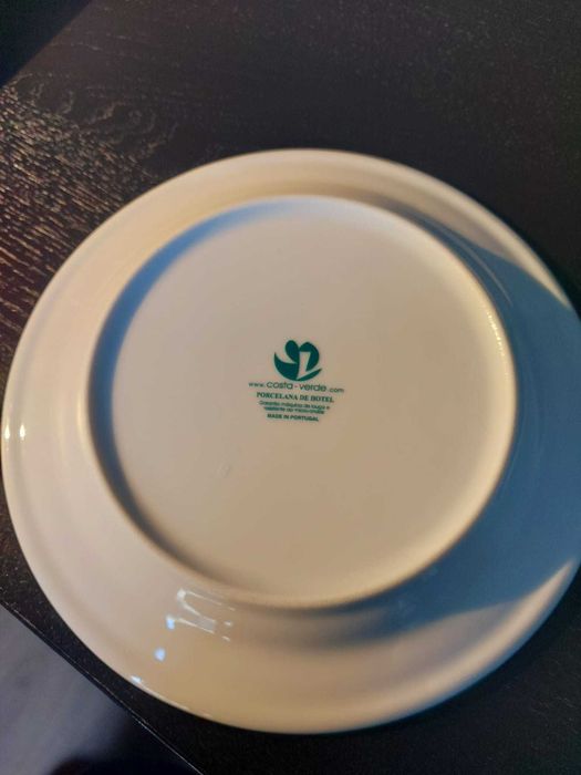 Pratos sobremesa Porcelana Costa Verde