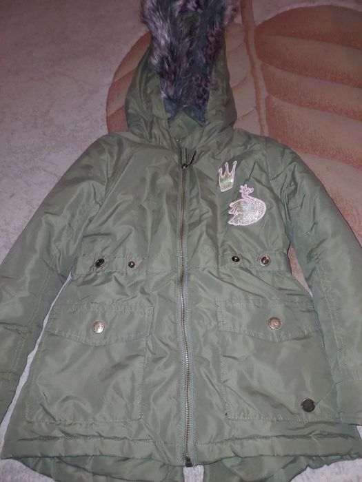 Kurtka zimowa dziewczęca parka Coccodrillo rozmiar 116
