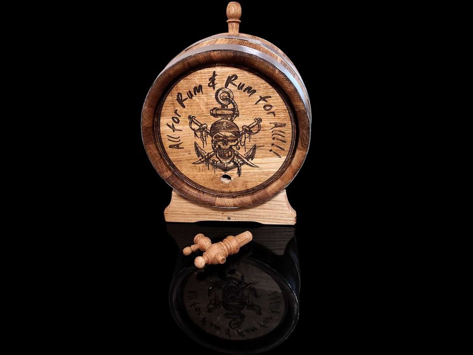 Дубова бочка для вина віскі коньяку самогону. Подарунок чоловіку, куму