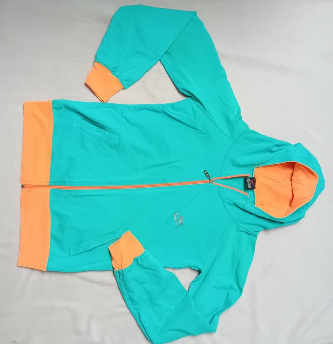 #Nike bluza turkusowa pomarańczowa