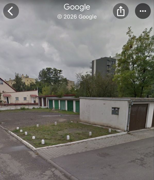 Działka pod garaże w zabudowie szeregowej