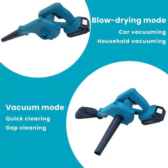 Soprador e Aspirador de Folhas Sem Fios 2