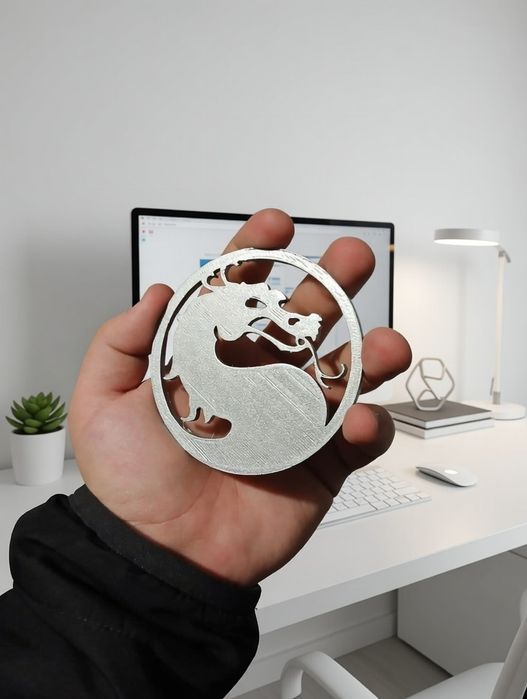 Mortal Kombat Logo (3D Print)