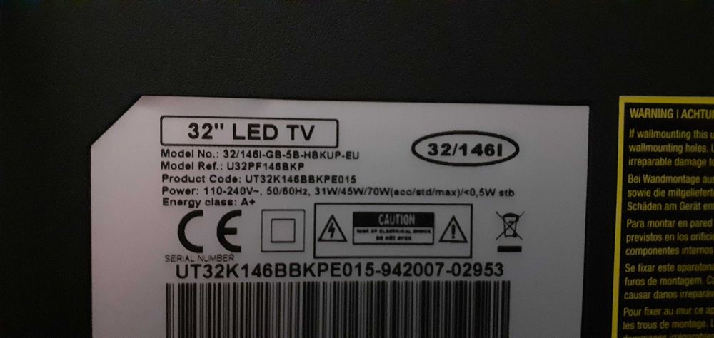 Tv led 32" como nova