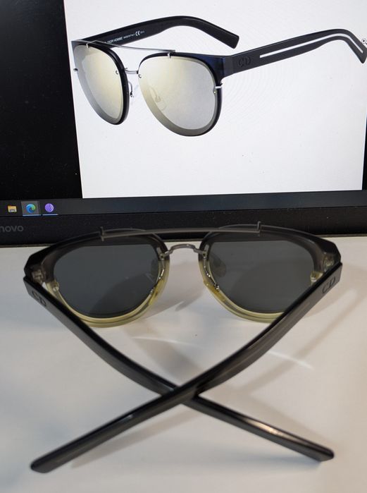 Cristian Dior CD black Tie espelhados
