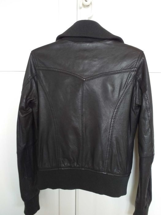 kurtka skórzana damska pilotka