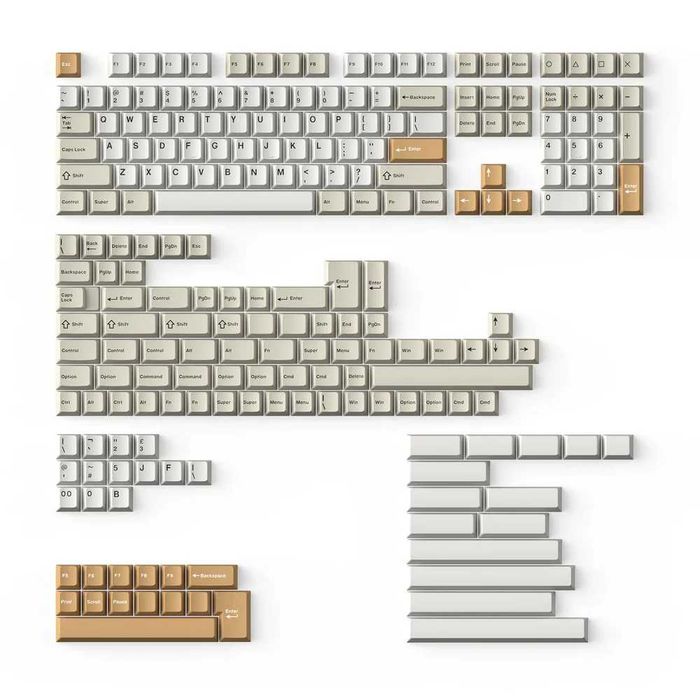 Кейкапи Keychron Camel (PBT пластик, Cherry профіль)