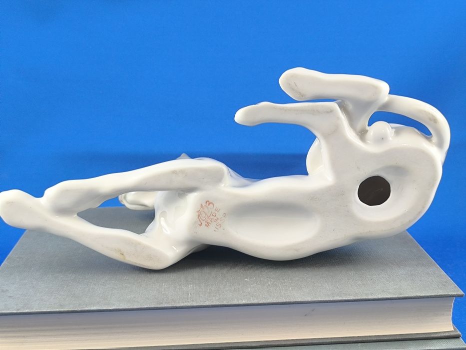 Dog niemiecki Łomonosow LFZ #pies #porcelana #dekoracja #Rosja #ZSRR