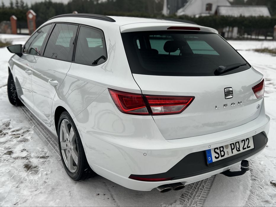 Seat Leon FR 184KM#Biala perła#Niski przebieg#Full Led#Nowy rozrzad#