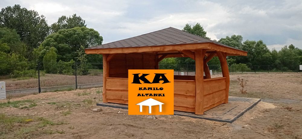 Altanka z bala Altana Altanki Altany Ogrodowa