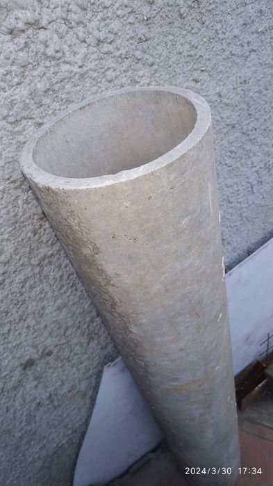 Трубы асбестовые и чугунная водопроводная